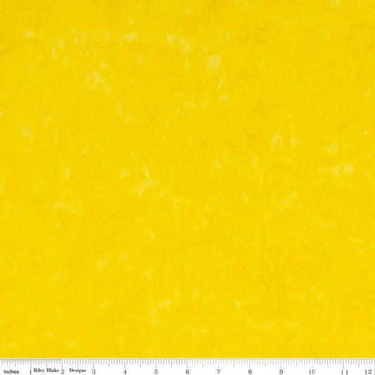 Expressions Batiks Hand-Dyes Yellow Riley Blake Designs Cotton Fabric RB-BTHH-139