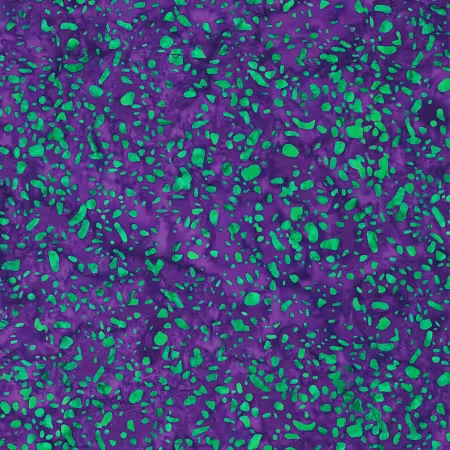 Expressions Batiks Terrazzo in Mardi Gras Purple Green Riley Blake Designs Cotton Fabric RB-BT21800-175