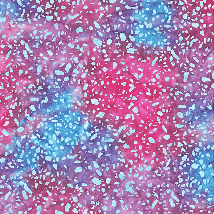 Expressions Batiks Terrazzo in Masquerade Blue Purple Pink Riley Blake Designs Cotton Fabric RB-BT21800-187