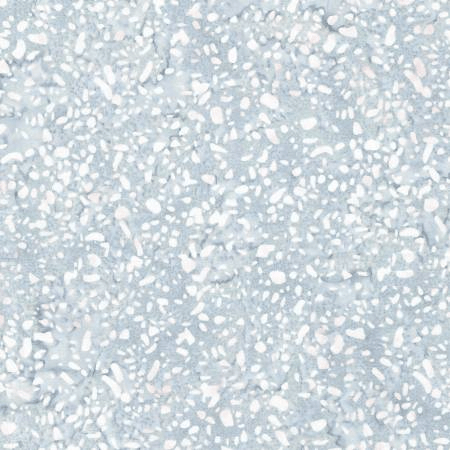 Expressions Batiks Terrazzo in Powdered Pearl Silver White Riley Blake Designs Cotton Fabric RB-BT21800-162