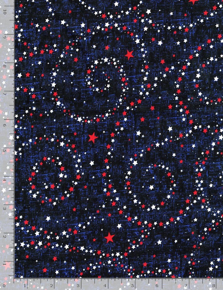 Extra Wide Backing 108" Wide back USA Stars Navy Timeless Treasures Cotton Fabric TT-XUSA-CD6309-NAVY | US Fabric Shop