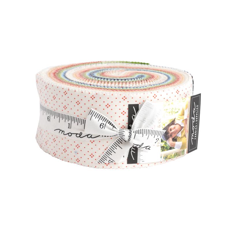 Eyelet 2.5" Jelly Roll Fig Tree Co Moda Cotton Fabric MD-20488JR