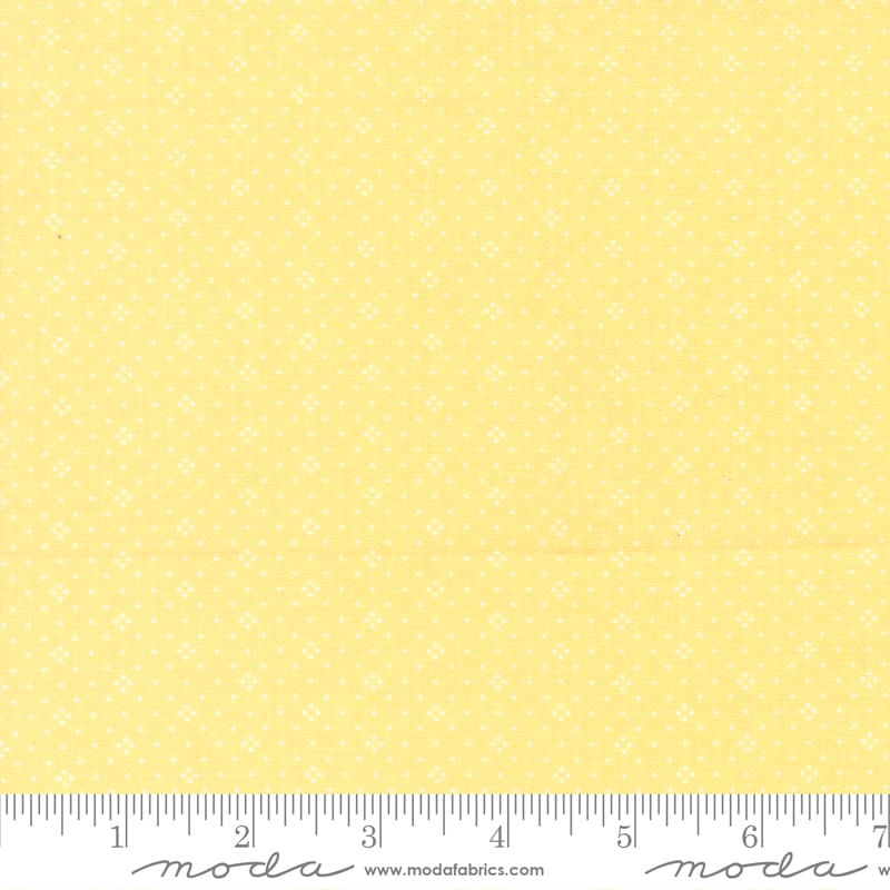 Eyelet Basic Dot Buttercup Yellow Fig Tree & Co. Moda Cotton Fabric MD-20488-70 | US Fabric Shop