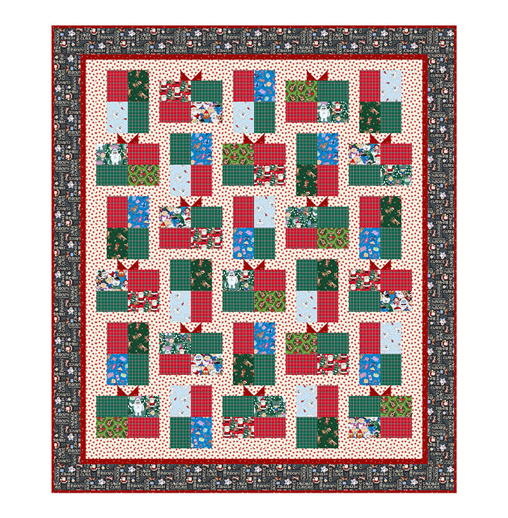 FREE PATTERN-Rudolph the Red-Nosed Reindeer Gifts Galore Quilt Pattern Northcott