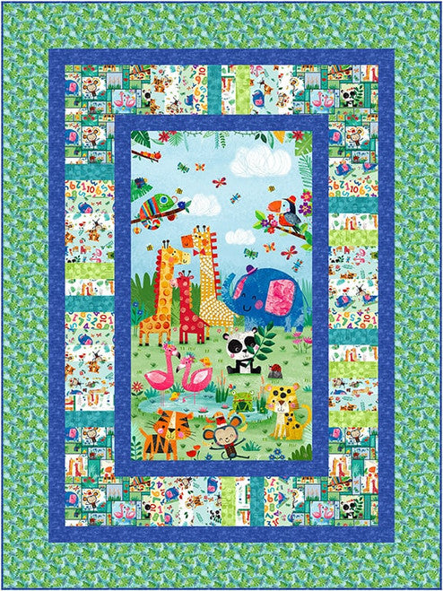 Zoo Crew Fences Quilt Blank Quilting-FREE PROJECT