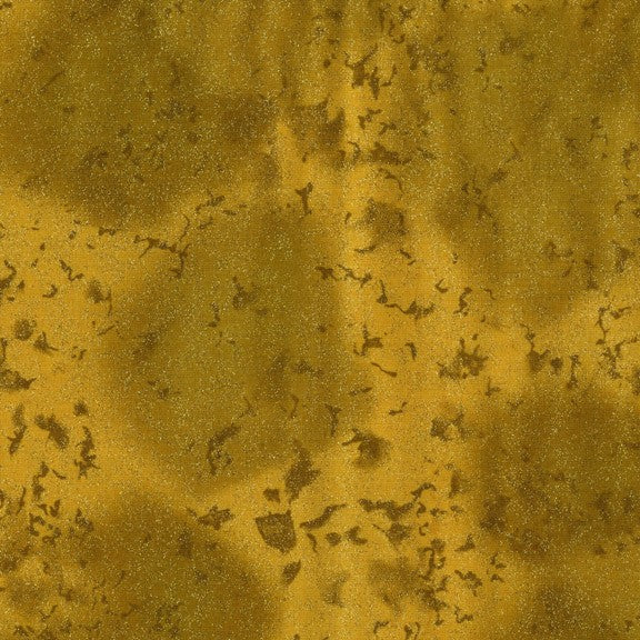 Fairy Frost Garland Gold Pearlized Metallic Glitter Michael Miller Cotton Fabric MM CM0376-GARL