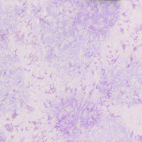Fairy Frost Orchid Light Purple Pearlized Metallic Glitter Michael Miller Cotton Fabric MM CM0376-ORCH