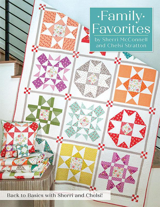 Family Favorites Quilt Book designed by Sherri McConnell for Its Sew Emma ISE-959