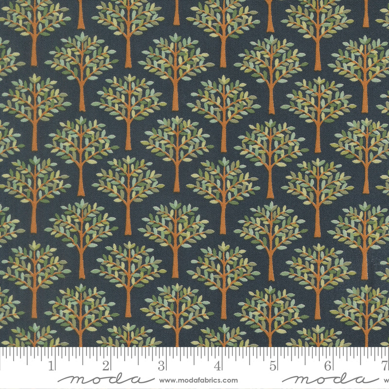 Family Tree Trees A Row Night Sky Deb Strain Moda Fabrics Cotton Fabric MD-56163-15