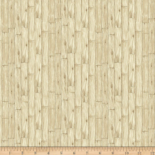Farmer's Market Barn Wood Cream Studio E Cotton Fabric