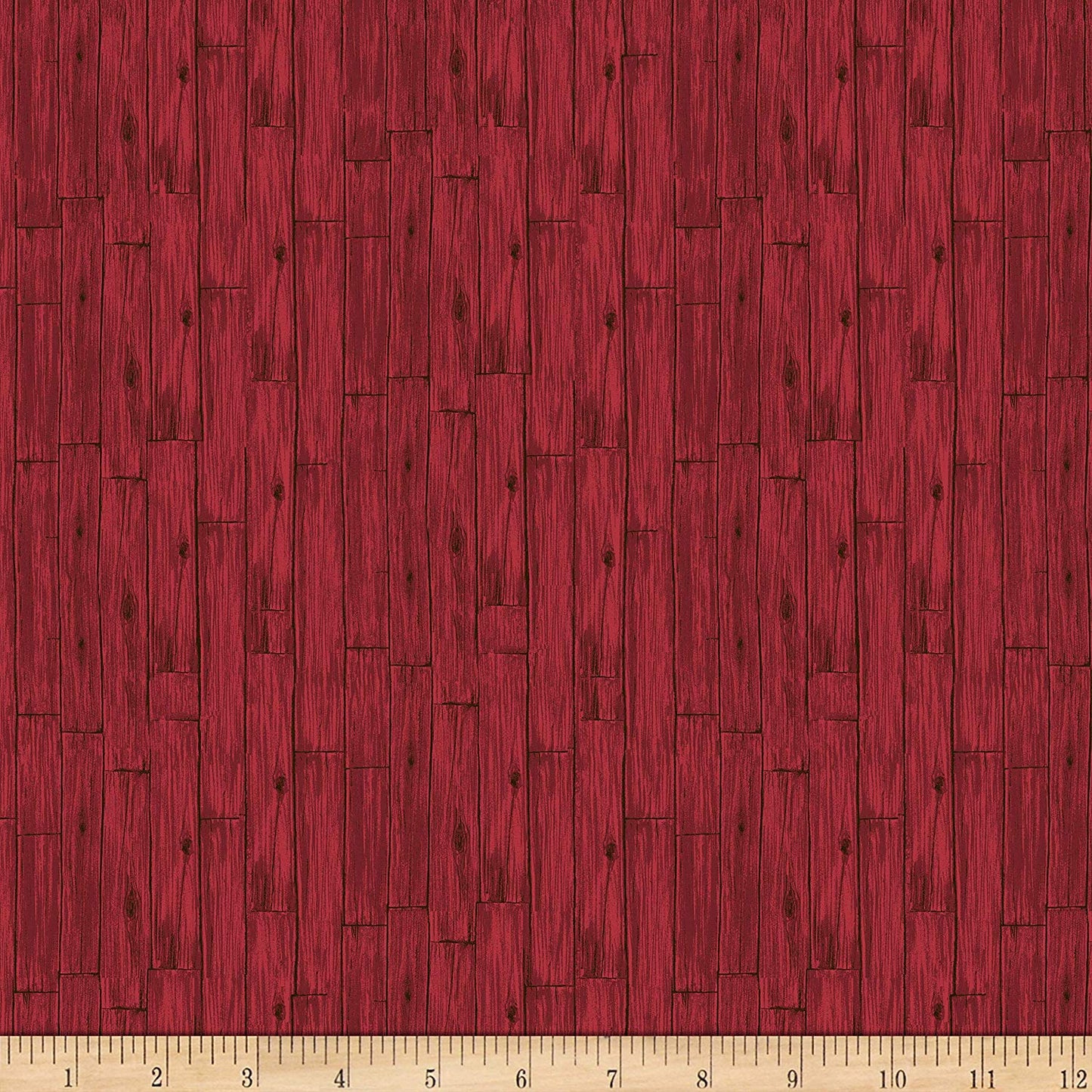 Farmer's Market Barn Wood Red Studio E Cotton Fabric
