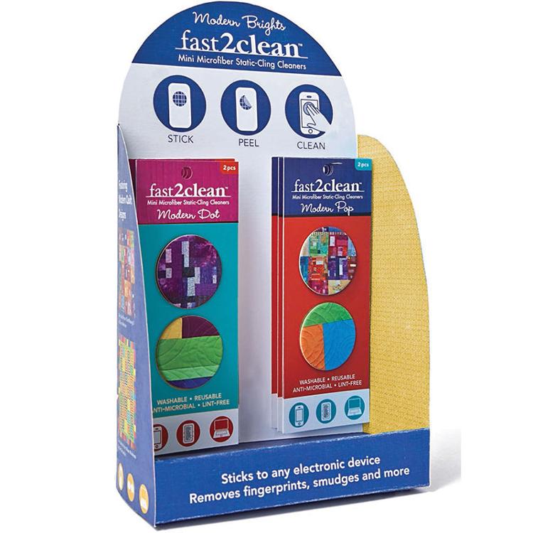 Fast2Clean Microfiber Cleaner Display C & T Publishing
