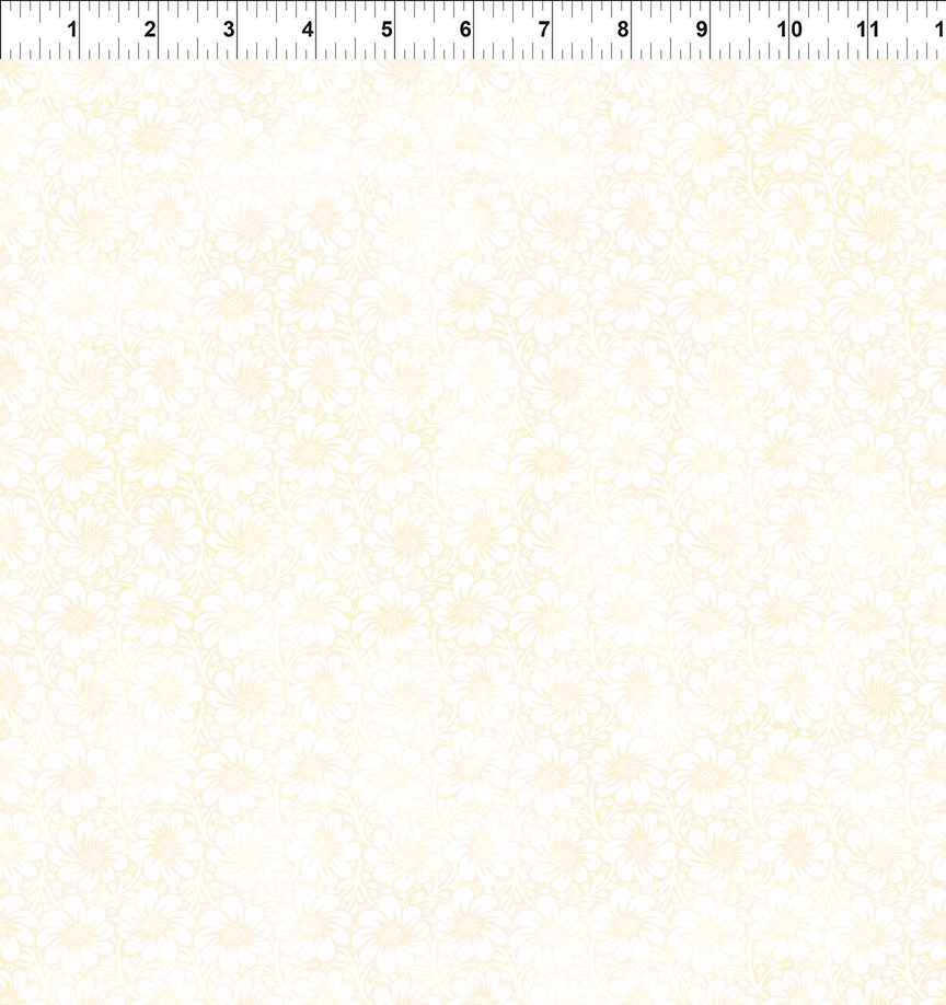 Felicity Flower Field Cream In the Beginning Fabrics Cotton Fabric ITB-6FEL-2