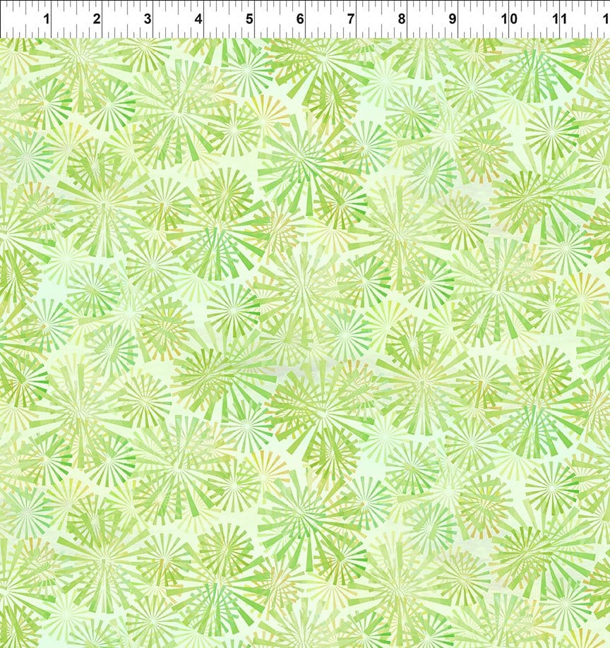Felicity Rays Green In the Beginning Fabrics Cotton Fabric ITB-5FEL-2 | US Fabric Shop