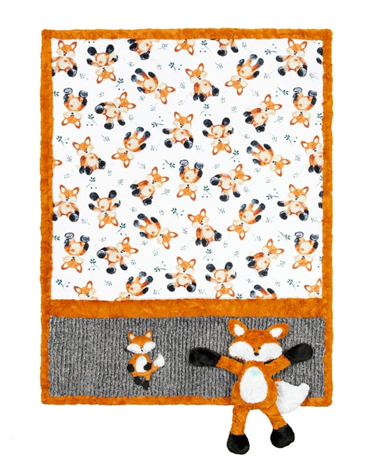 Felix the Fox Cuddle Buddies Kit 29"x41" Shannon Fabrics Polyester SF-ckcuddlebuddiesfelixthefox