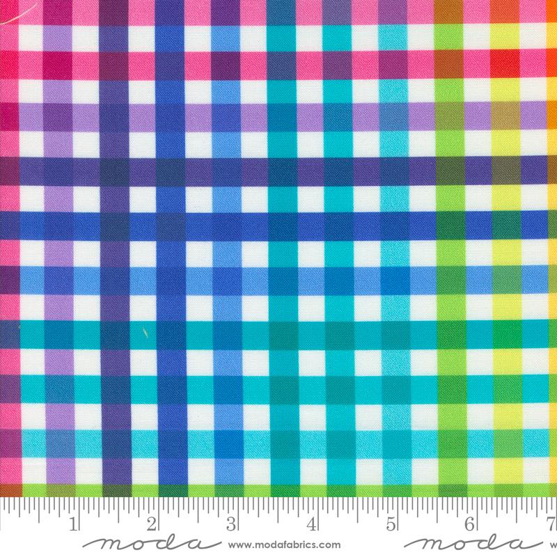 Fiesta Picnic Party Checks and Plaid Multi Me and My Sister Designs Moda Cotton Fabric