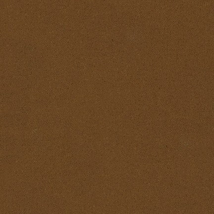 Flannel Solid 2-Ply Flannel Stronger & Loftier Cocoa Brown Robert Kaufman Cotton Fabric RK-F019-1082