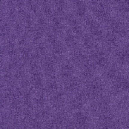 Flannel Solid 2-Ply Flannel Stronger & Loftier Eggplant Purple Robert Kaufman Cotton Fabric RK-F019-1133