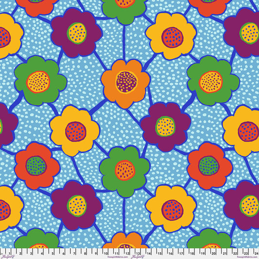 Floral Connections Jolly Brandon Mably August 2025 Kaffe Fassett Collective Free Spirit Cotton Fabric FS-PWBM099.JOLLY