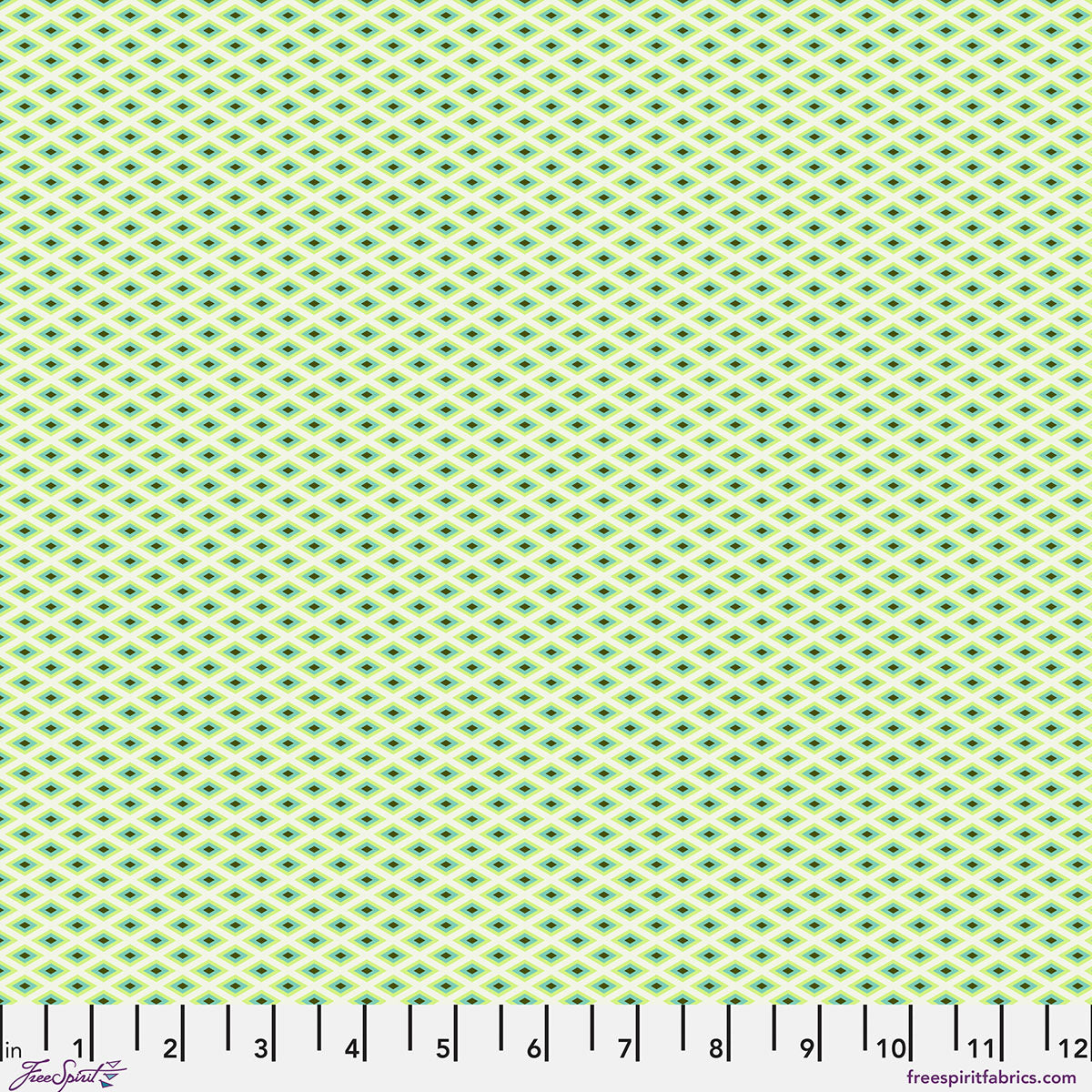 Floral Reef Lighthouse Windows Seagrass Tula Pink Free Spirit Cotton Fabric FS-PWTP273.SEAGRASS
