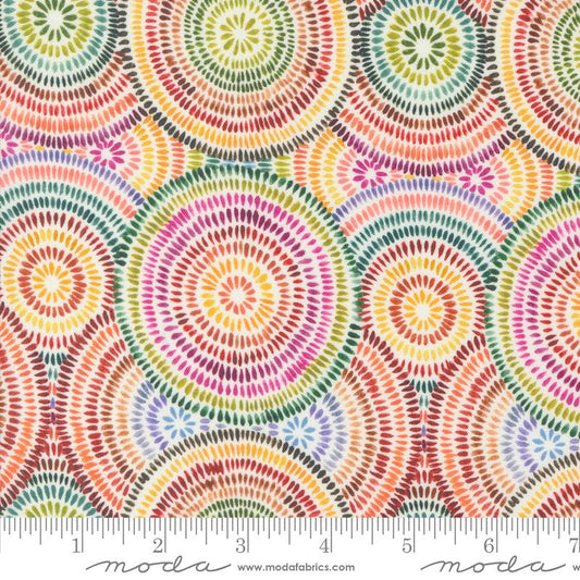 Floribunda Groove Thangs Blenders Watercolor Rainbow Multi Create Joy Project Moda Cotton Fabric
