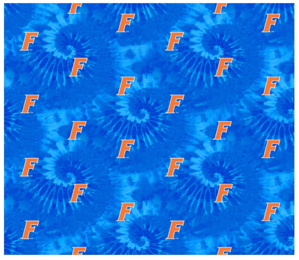 Florida Gators NCAA College Tie Dye Sykel Cotton Fabric FL-1316
