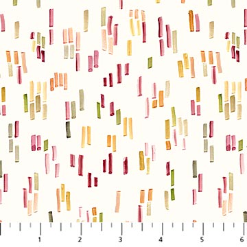 Flourish Dashes Cream Hina Mirza Figo Northcott Fabrics Cotton Fabric NC-91177-11