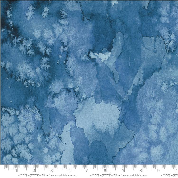 Flow Basics Indigo Light Blue Create Joy Project Moda Cotton Fabric