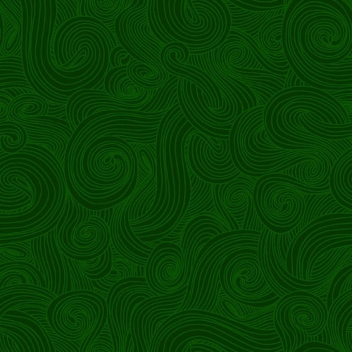 Just Color! Forest Green Swirl Studio E Cotton Fabric SE 1351-Forest