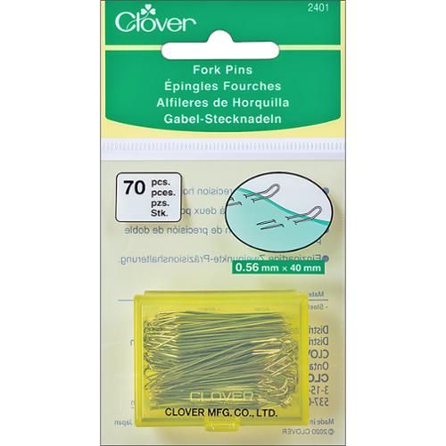 Fork Pins 70ct 2401 Clover Needlecraft Quilting Supplies and Sewing Notions