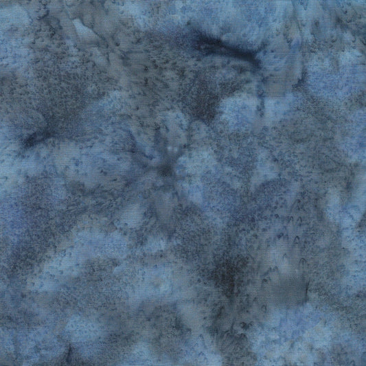 Foundations Basics Batik Denim Blue Island Batik Cotton Fabric IB-DENIM