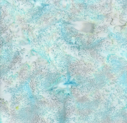 Foundations Basics Batik Iceberg Blue Island Batik Cotton Fabric IB-ICEBERG