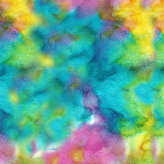 Foundations Basics Batik Jellybean Multi Island Batik Cotton Fabric IB-JELLYBEAN