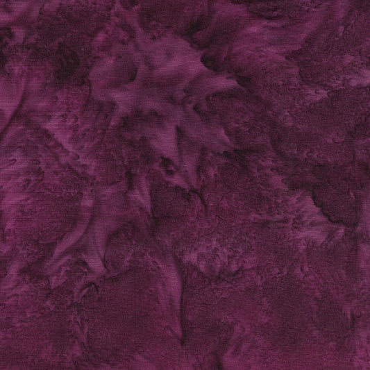 Foundations Basics Batik Mahogany Purple Island Batik Cotton Fabric IB-Mahogany