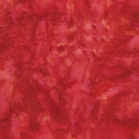 Foundations Basics Batik Paprika Red Island Batik Cotton Fabric IB-PAPRIKA