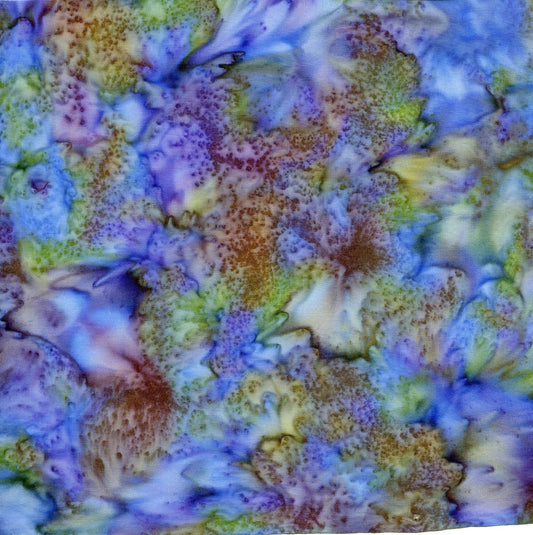 Foundations Basics Batik Peacock Multi Island Batik Cotton Fabric IB-PEACOCK