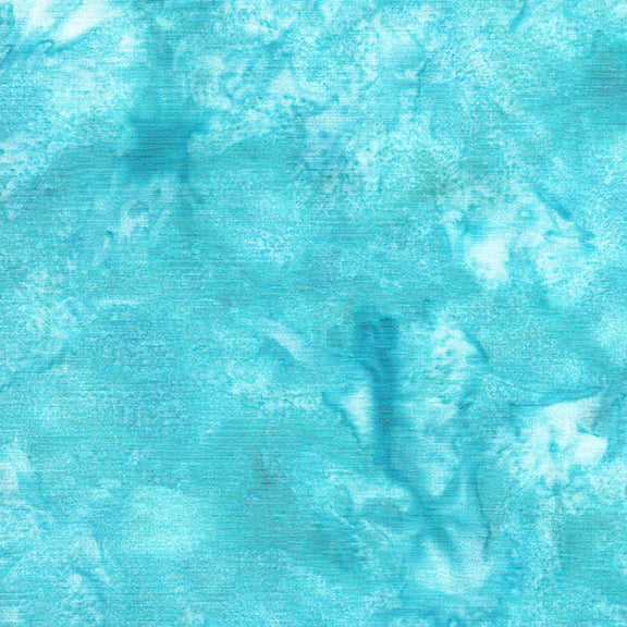 Foundations Basics Batik Sea Glass Light Teal Island Batik Cotton Fabric IB-SeaGlass