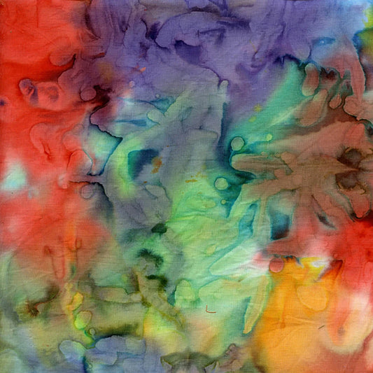 Foundations Basics Batik Tourmaline Multi Island Batik Cotton Fabric IB-TOURMALINE