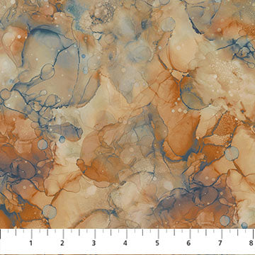 Fox Den Multi Texture Rust Deborah Edwards Melanie Samra Northcott Cotton Fabric NC-DP28338-36