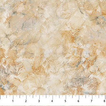Fox Den Pine Needle Beige Deborah Edwards Melanie Samra Northcott Cotton Fabric NC-DP28337-14