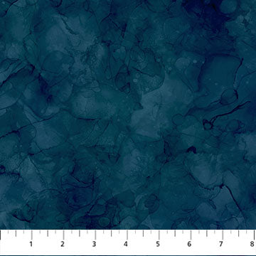 Fox Den Smooth Texture Dark Blue Deborah Edwards Melanie Samra Northcott Cotton Fabric NC-DP28339-49