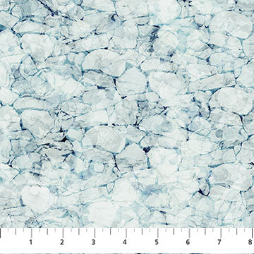 Fox Den Stone Texture Light Blue Deborah Edwards Melanie Samra Northcott Cotton Fabric NC-DP28336-42