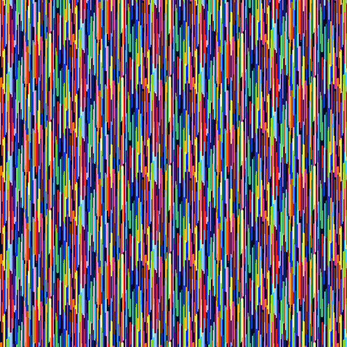 Fractal Forest Vertical Downpour Stripes Multi Art Loft Studio E Cotton Fabric SE-7285-77