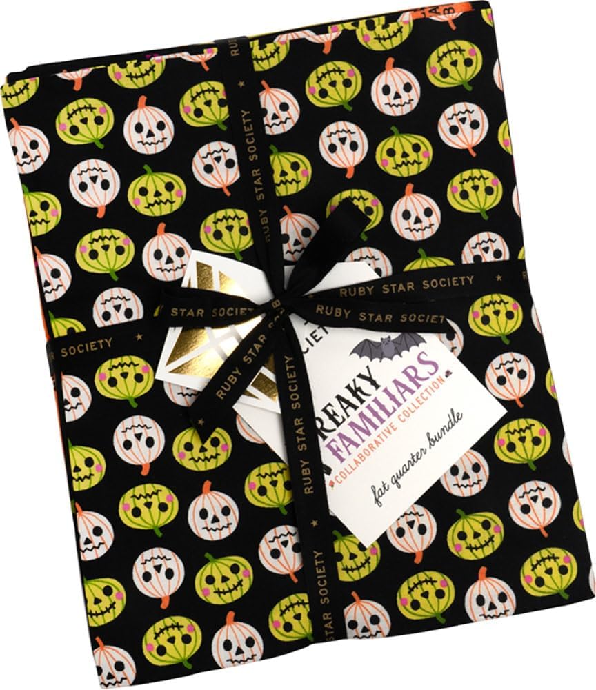 Freaky Familiars Fat Quarter Bundle 18"x21" 24 pcs Ruby Star Society Moda Cotton Fabric MD-RS5190FQ