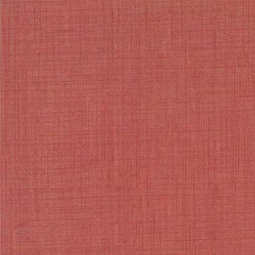 French General Solids Linen Texture Faded Red French General Moda Cotton Fabric