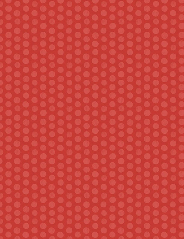 Fresh & Sweet Dots Red Janelle Penner Wilmington Prints Cotton Fabric