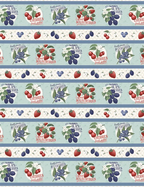 Fresh & Sweet Repeating Stripe Multi Janelle Penner Wilmington Prints Cotton Fabric