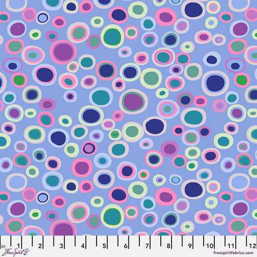 From the Archives Bubbles Blue Kaffe Fassett Free Spirit Cotton 68s Fabric FS-PWGP015.BLUE