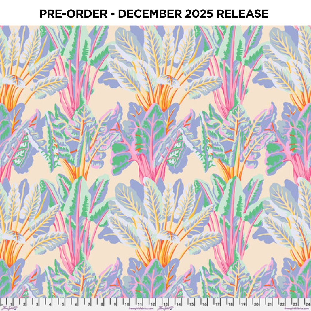 PRE-ORDER | DEC 2025 | From the Archives Chard Pastel Kaffe Fassett Free Spirit Cotton 68s Fabric FS-PWGP0128.PASTEL