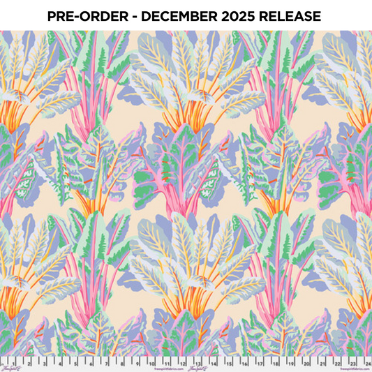 PRE-ORDER | DEC 2025 | From the Archives Chard Pastel Kaffe Fassett Free Spirit Cotton 68s Fabric FS-PWGP0128.PASTEL